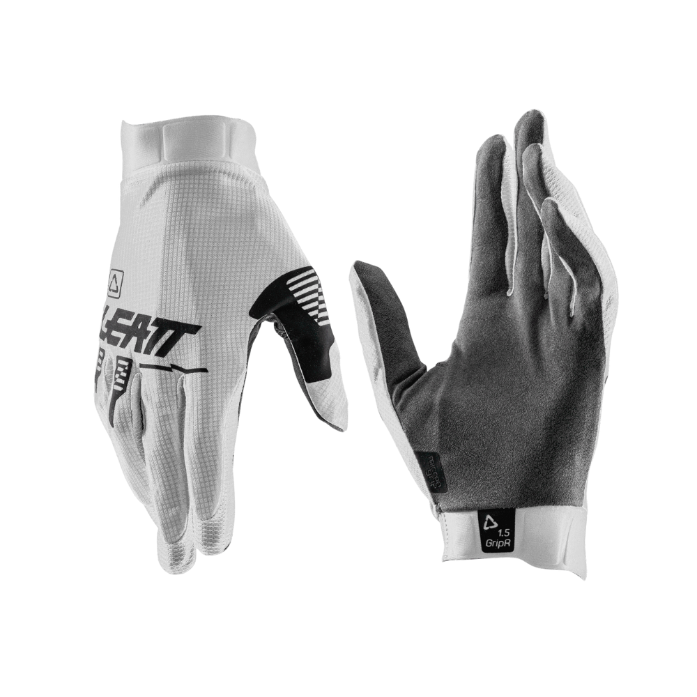 Luva Moto Gripr 1.5 Branco e Preto - Leatt