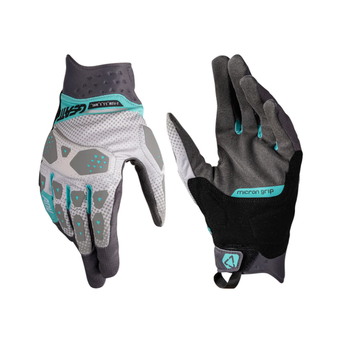 Luva Adventure X-Flow 5.5 Feminina Curta Turquesa - Leatt