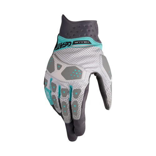 Luva Adventure X-Flow 5.5 Feminina Curta Turquesa - Leatt