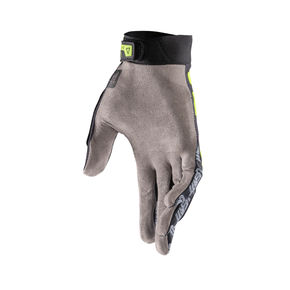 Luva MTB X-Flow 2.0 Preto com Amarelo Neon - Leatt