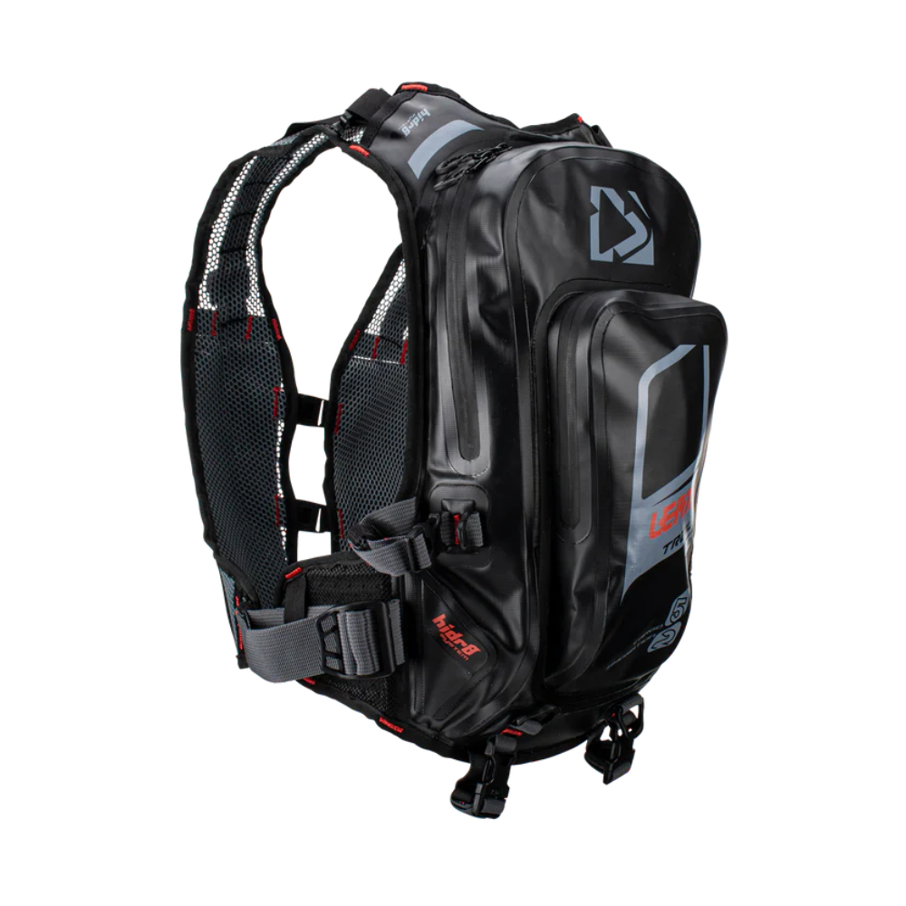 Bolsa de Hidratação para Moto Hydradri WP 2.0 2L Preto e Cinza - Leatt