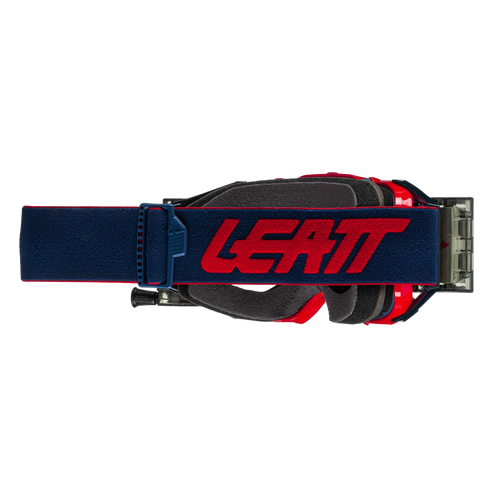 Óculos Velocity 6.5 Roll-Off Vermelho e Azul Marinho com Lente Transparente 83 Vlt- Leatt