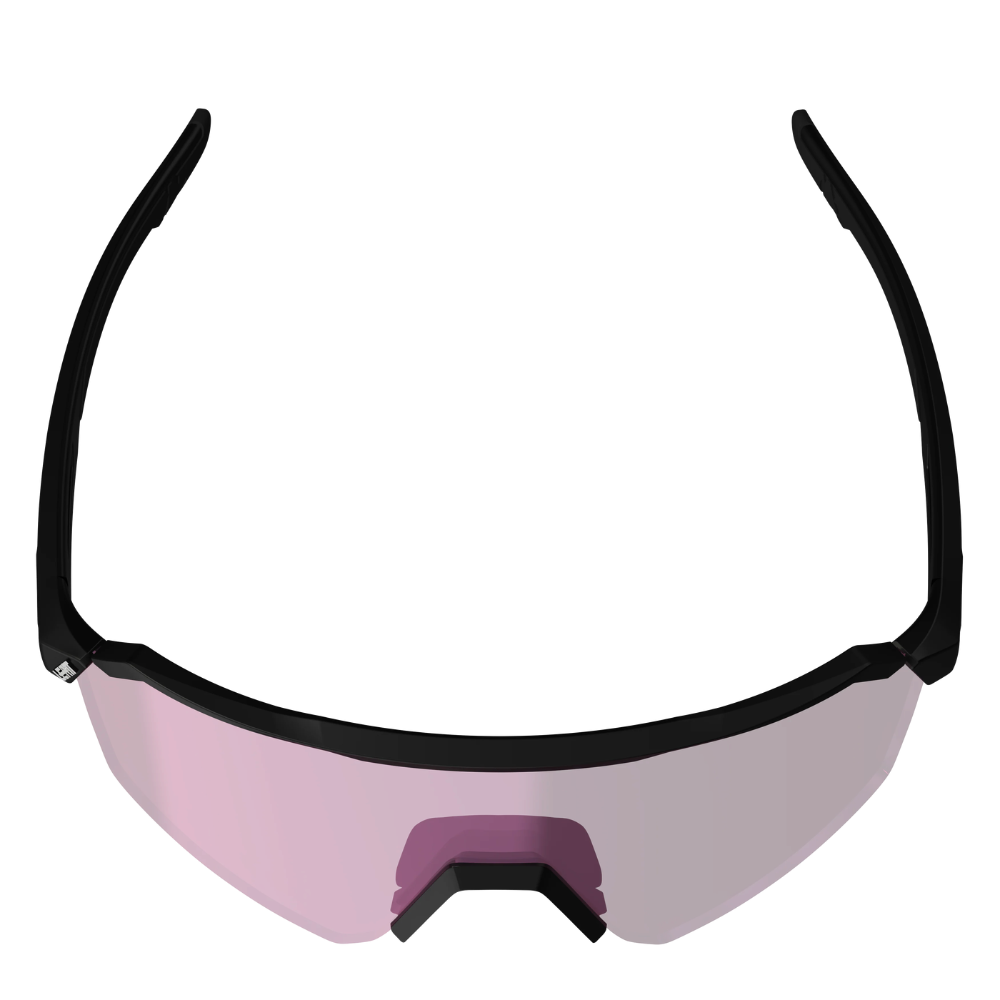 Óculos RideViz Lite Pequeno Preto com Lente Roxo 30 Vlt - Leatt