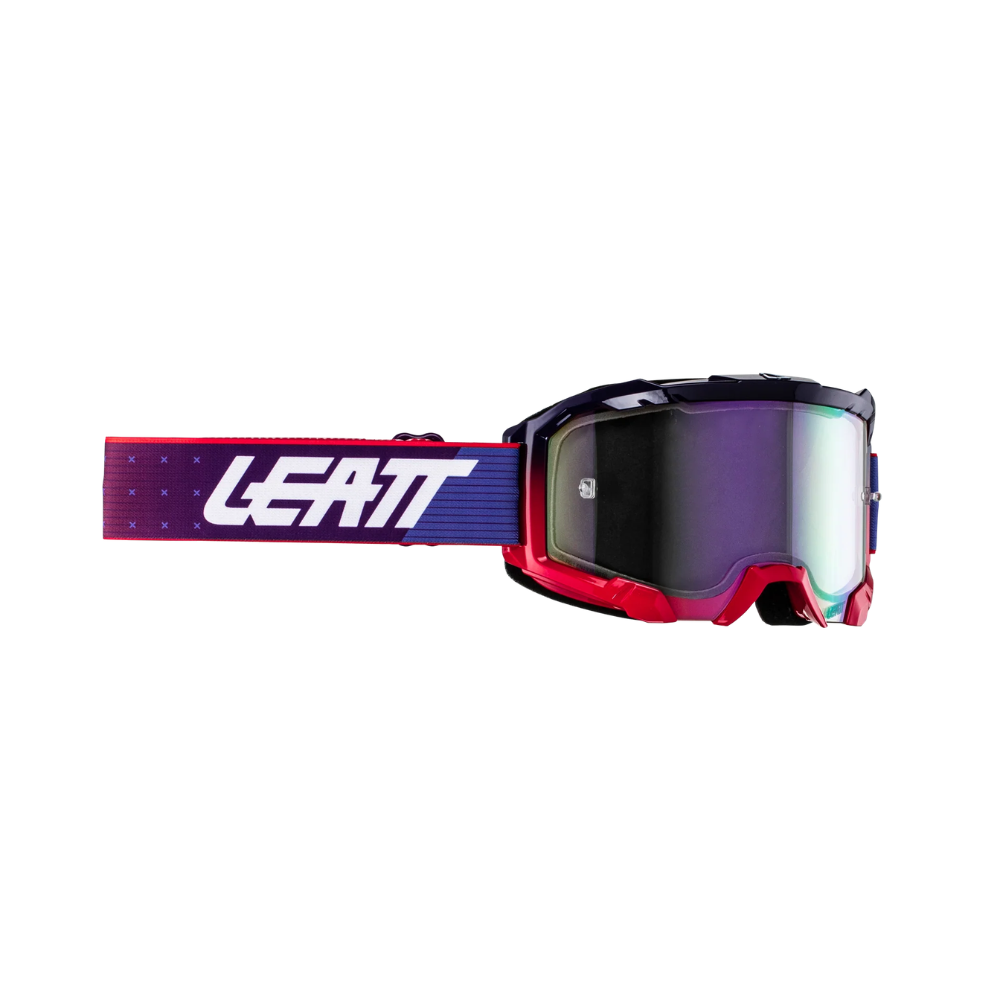 Óculos Velocity 4.5 Iriz Vermelho e Roxo com Lente Purple 78 Vlt - Leatt