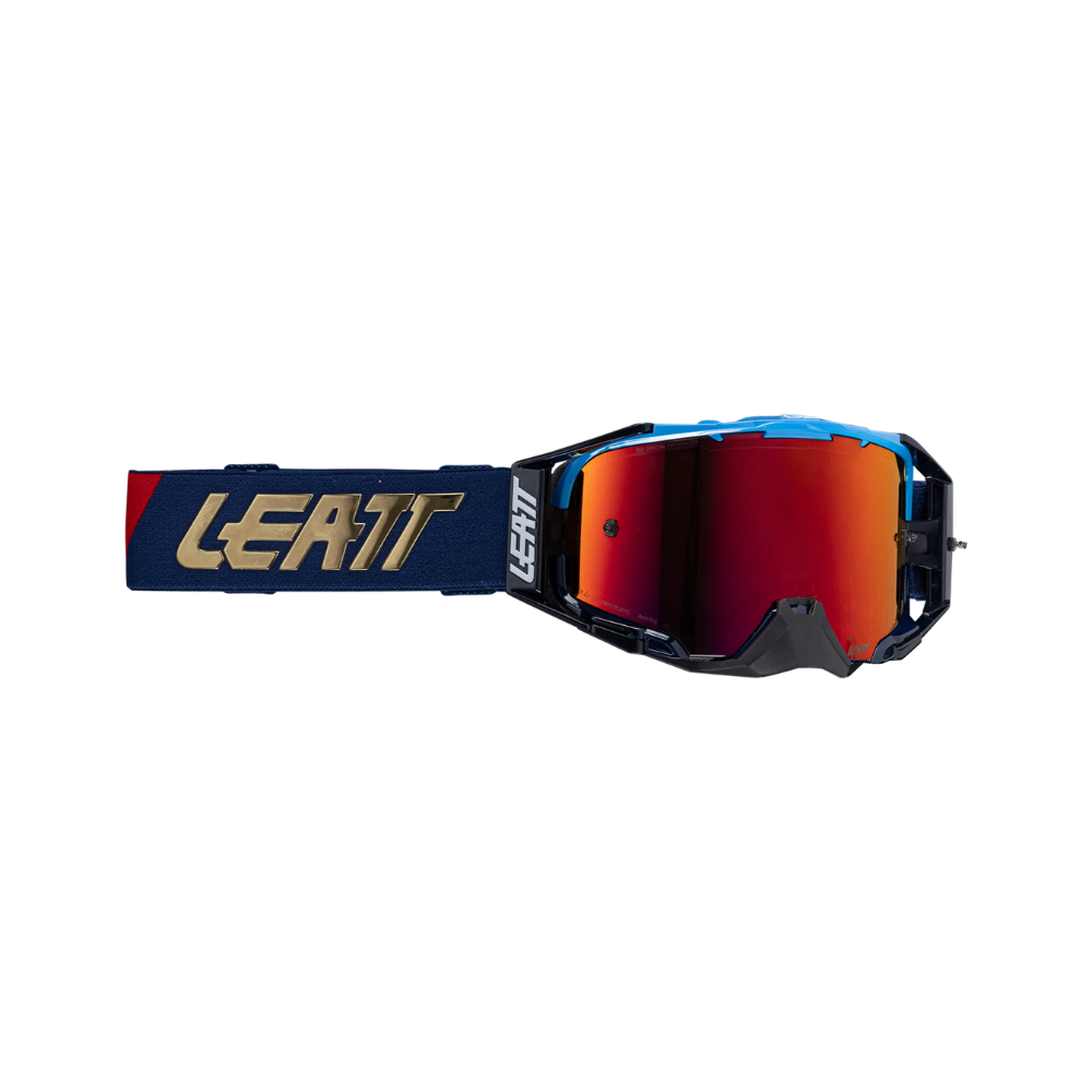 Óculos Velocity 6.5 Cryztal Iriz Azul com Lente Vermelha 22 Vlt - Leatt