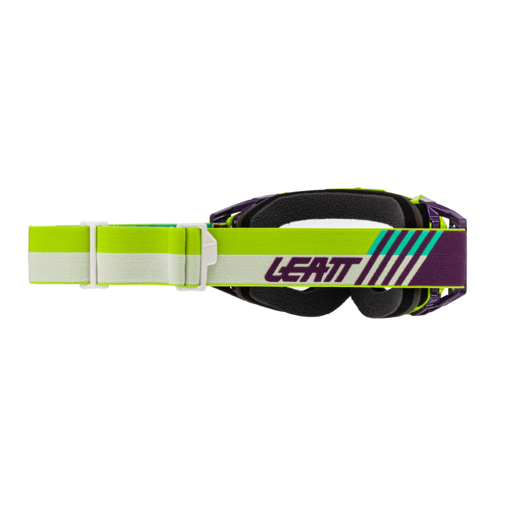 Óculos Moto Velocity 5.5 Cryztal Verde com Lente Roxa 75Vlt - Leatt