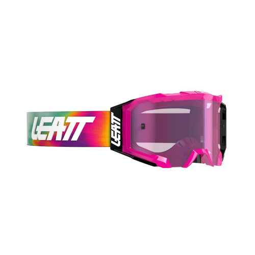 Óculos Velocity 5.5 Iriz Rosa com Lente Roxa 78 Vlt - Leatt