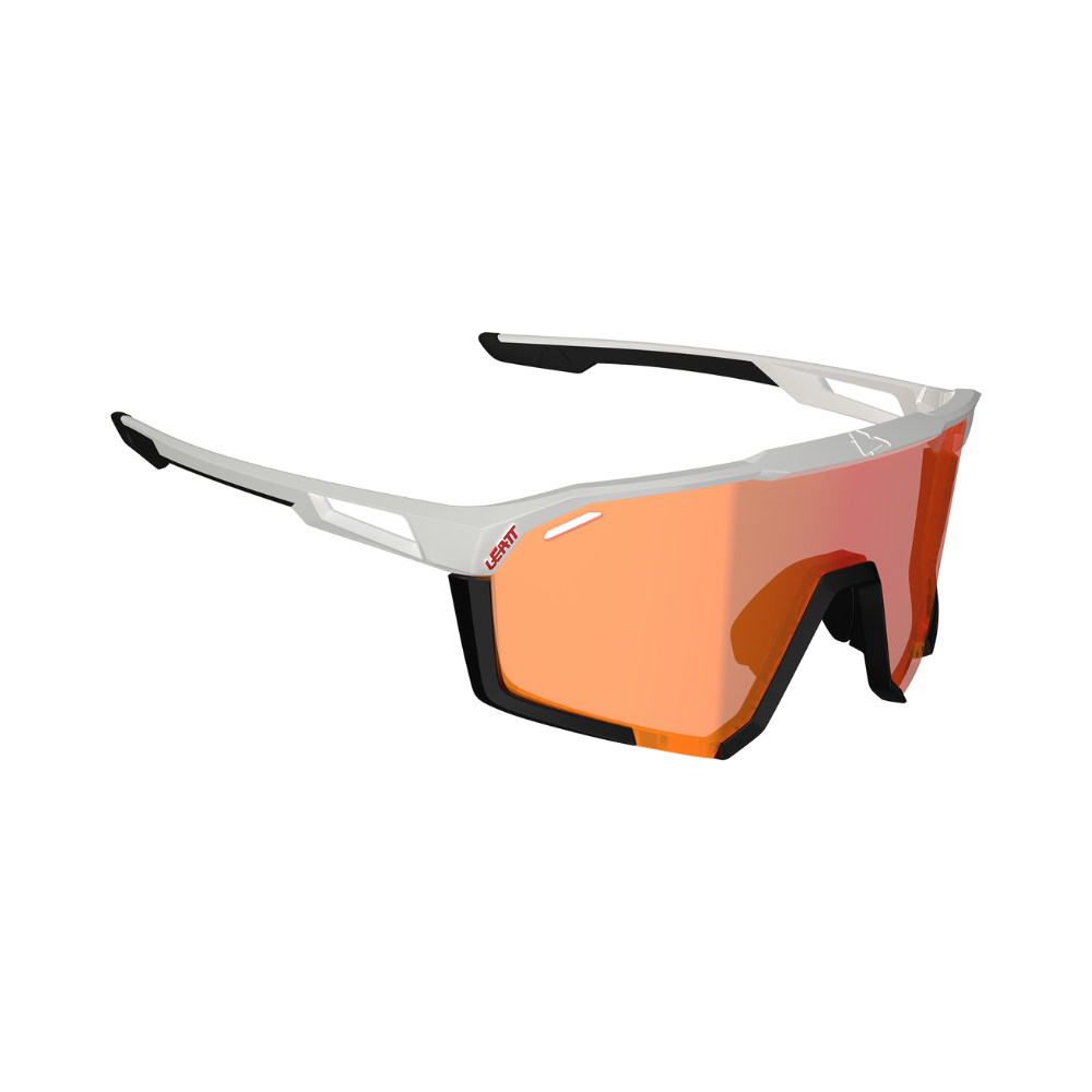 Óculos Speedviz Pro Preto e Branco com Lente Vermelho 13Vlt - Leatt