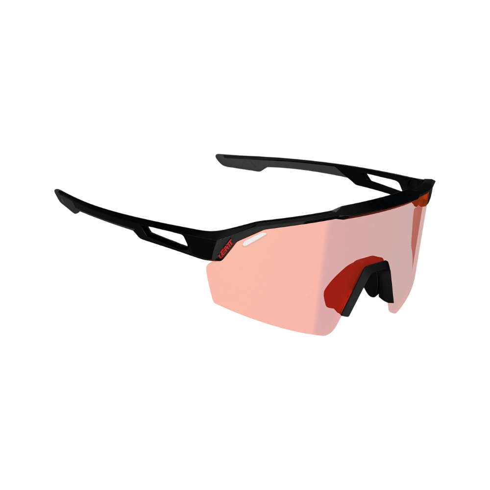 Óculos de Sol SpeedViz Lite Preto Acetinado com Lente Crystal Rose 13VTL - Leatt