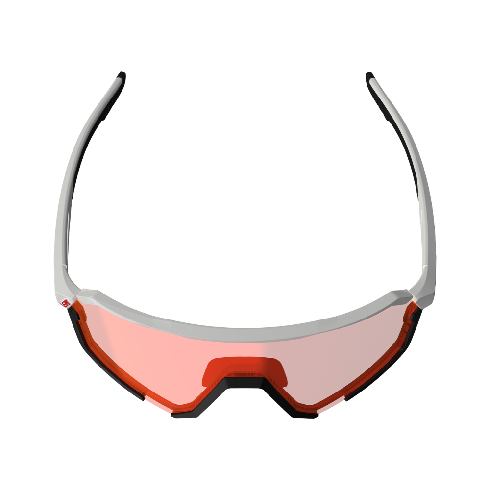 Óculos RideViz Pro Preto e Branco com Lente Vermelho 13 Vlt - Leatt