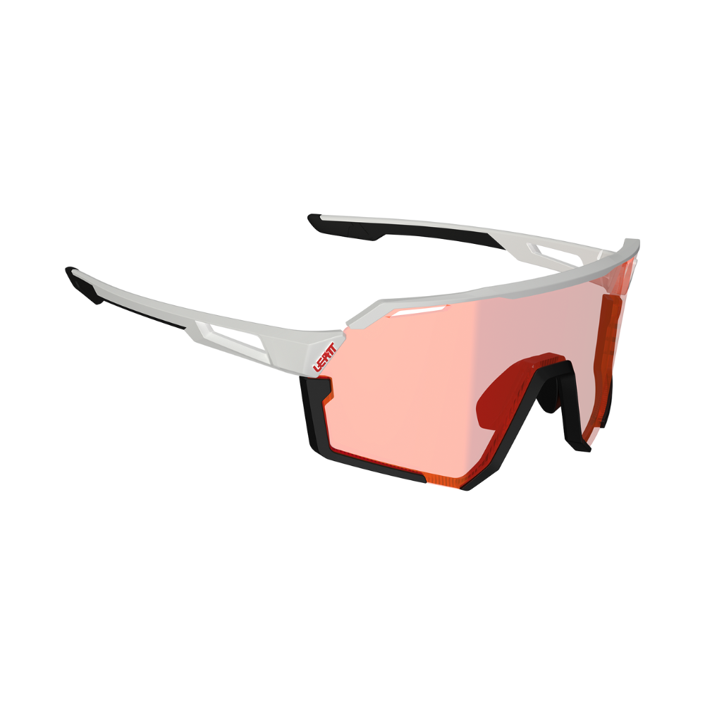 Óculos RideViz Pro Preto e Branco com Lente Vermelho 13 Vlt - Leatt