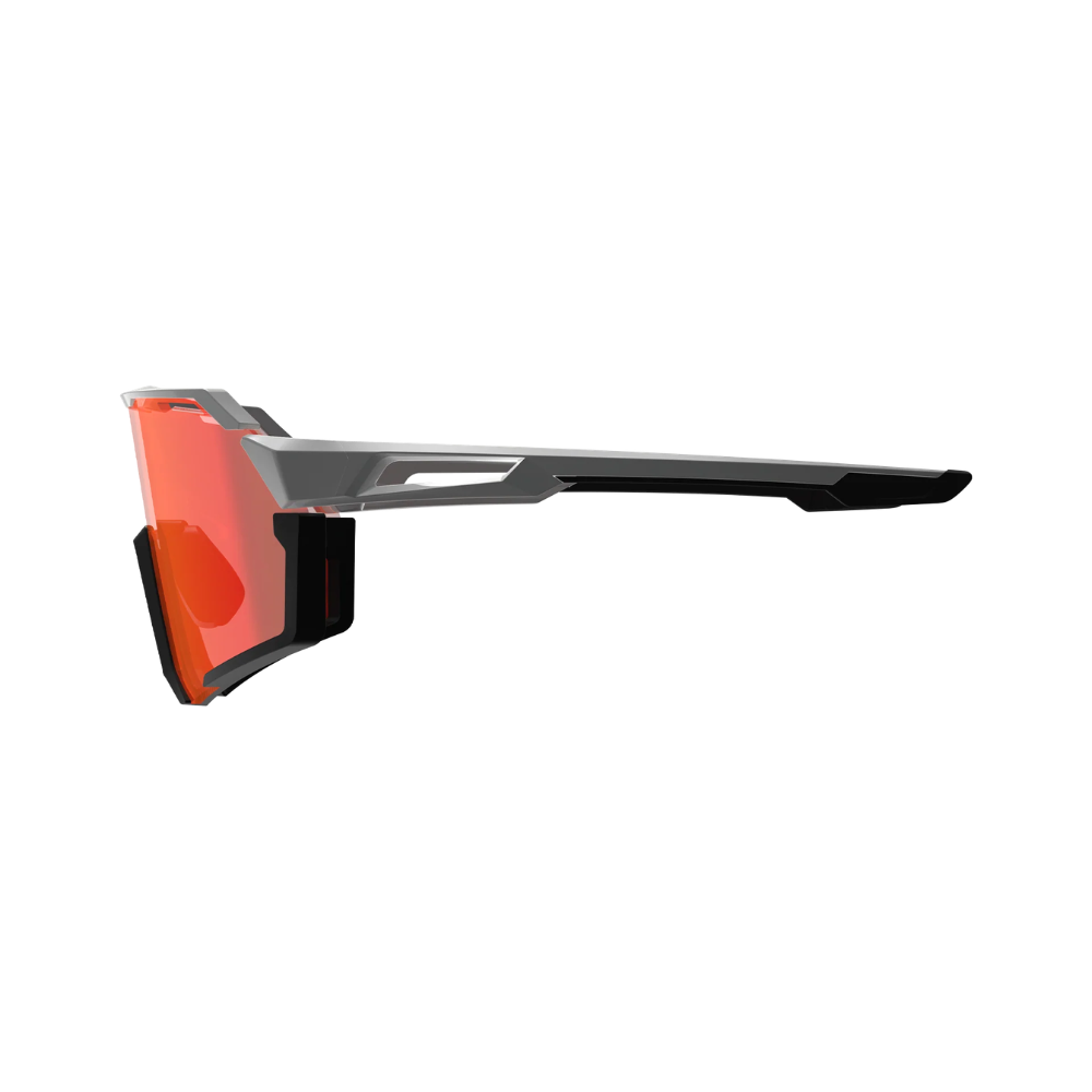 Óculos RideViz Pro Preto e Branco com Lente Vermelho 13 Vlt - Leatt