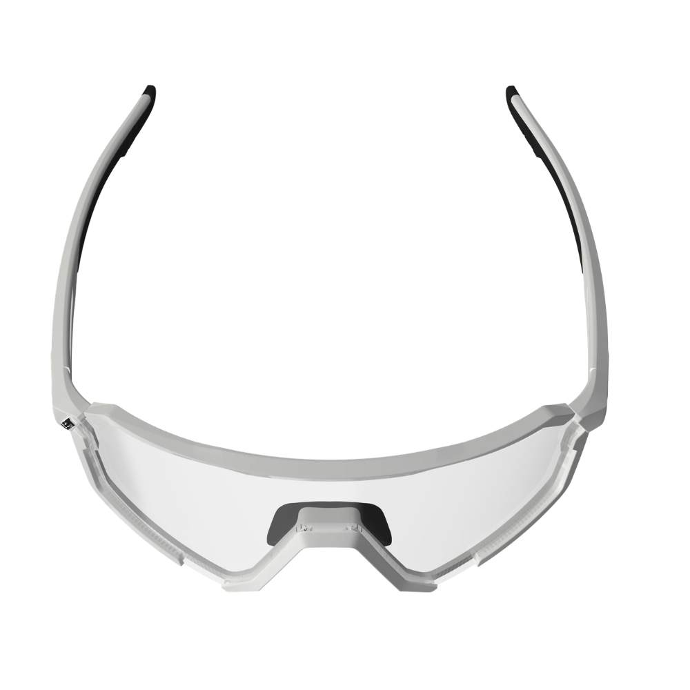 Óculos RideViz Pro Pequeno Branco com Lente Cinza 17 Vlt - Leatt