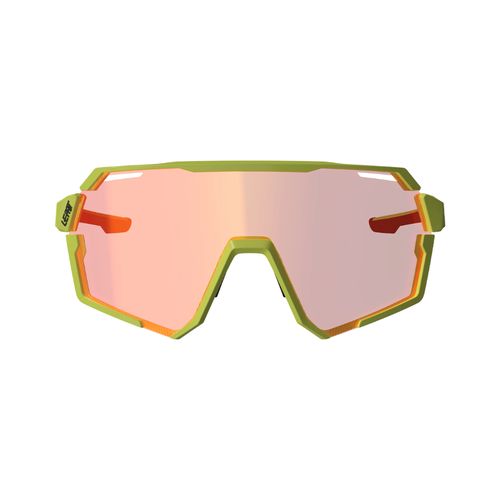 Óculos RideViz Pro Pequeno Amarelo Neon com Lente Vermelho 13 Vlt - Leatt