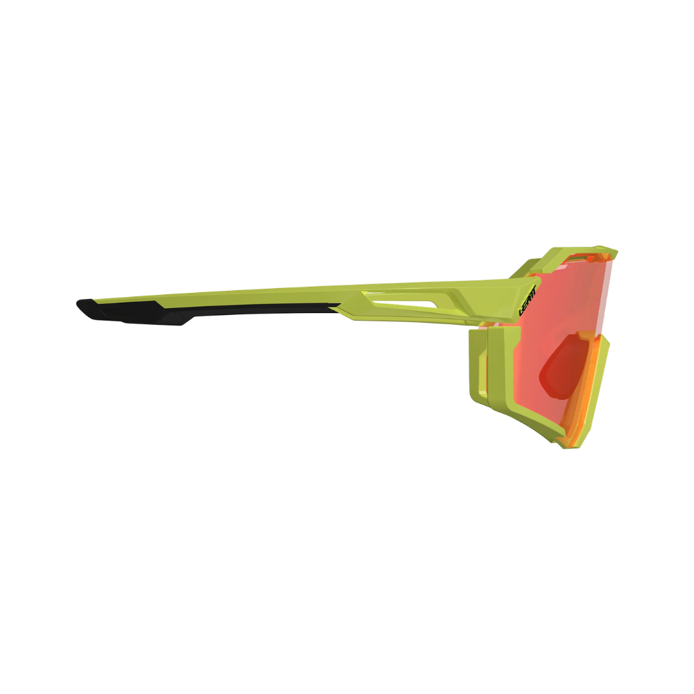 Óculos RideViz Pro Pequeno Amarelo Neon com Lente Vermelho 13 Vlt - Leatt
