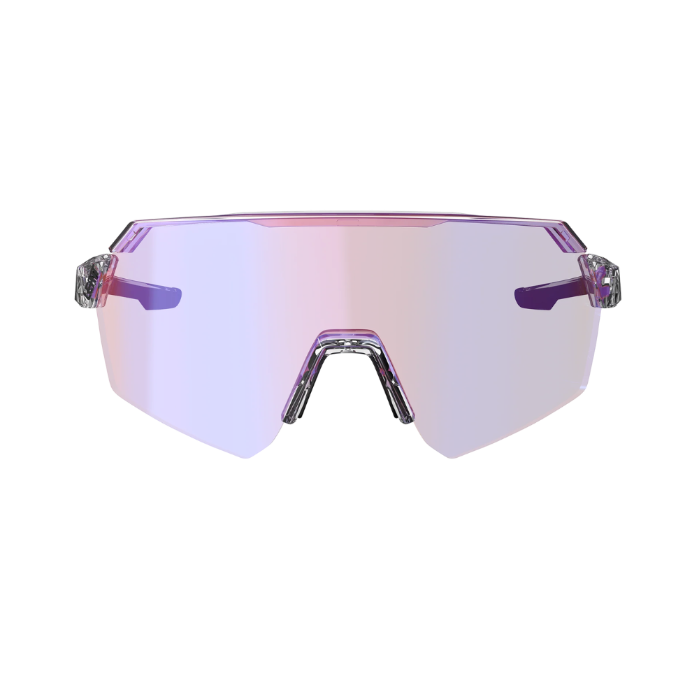 Óculos RideViz Lite Cristal com Lente Fuchsia 22 Vlt - Leatt