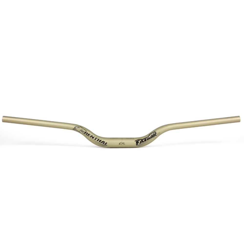 Guidão MTB V3 fatbar 35 Rise 50 800MM Alumínio Dourado - Renthal