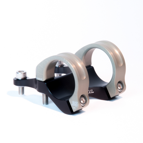 Mesa MTB Integrada 35 45MM Rise 0 Preto/Dourado